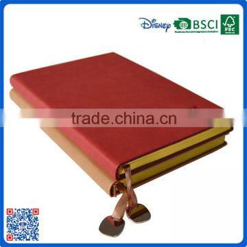 Factory Supply Refillable Leather Cover Hardcover Notebook With Metal Bookmark Tag for Gifts Quality Choice photo-3