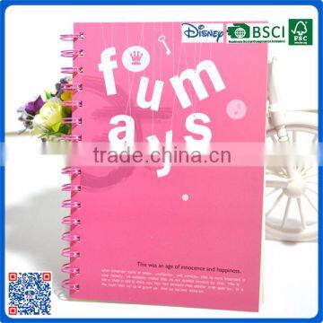 promotional wholesale cheap A4 spiral good notebook