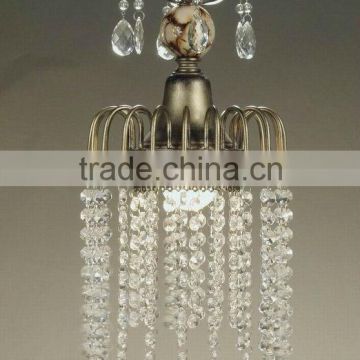 2015 High grade metal crystal pendant lamp/light with CE