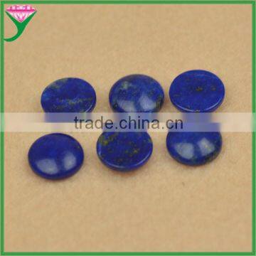 wholesale price round flat back cabochon natural lapis lazuli