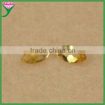 Supplier rough loose marquise shape natural yellow topaz quartz precious stone