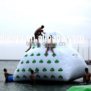 Large inflatable iceberg climbing wall,water toy