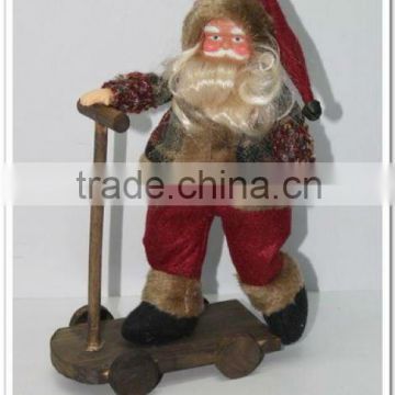 Skiing santa wholesale christmas craft supplies