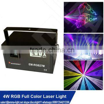 High Power 4w-5w Rgb Animation Laser Projector/Dj Disco Club Stage Christmas Show Laser