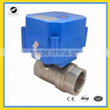 CWX-60 SS304 electric ball valve 1/2" 3/4" 1" DC3v DC12V 24V 220V