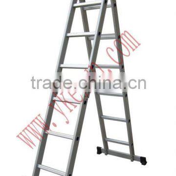 multi-purpose aluminium combination folding ladder with 4*3 steps