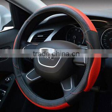 microfiber pu leather for car steering wheel cover MD18656