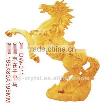 Placer Gold crafts Horse model Best bussiness gift home decoration