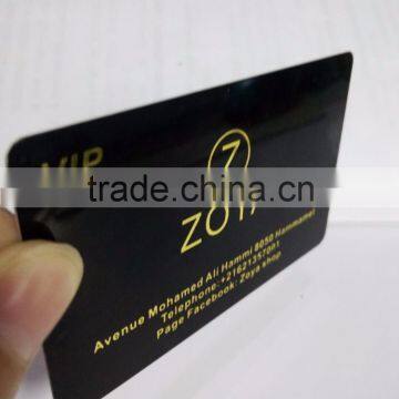 PVC Printing service Gold foil stamping VIP card