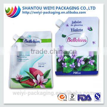 Made by China Supplier!Laminated Plastic Liquid Stand up Pouch With Spout for Snack Food photo-4