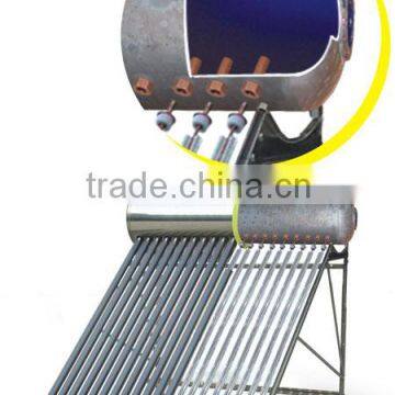 pressure heatpipe solar water heater