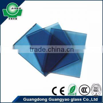 Coated Glass,Tempered Glass,Clear Glass,Tinted Glass,Laminated Glass Technique and Solid Structure blue laminated 12mm glass