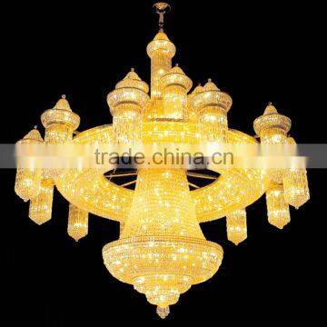 Luxury Five-Star Hotel Chandelier Decorative Big Chandelier Crystal Lighting for Mosque