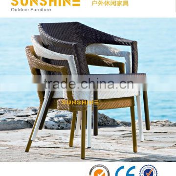 Shunde Cheap Hotsale Stackable Synthetic Rattan Chair FCO-2015