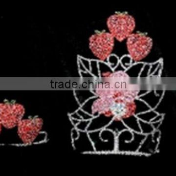 strawberry tiara valentine's day crown