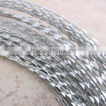 Modern Galvanized Steel Razor Wire For Fence (Factory)