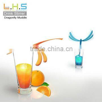 Plastic Creative Dragonfly Stirrer