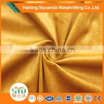 Good reputation polyester imitation fake suede fabric for Interlining