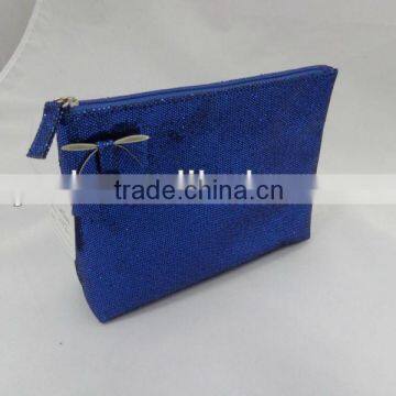 blue glitter cosmetic bag style H1319