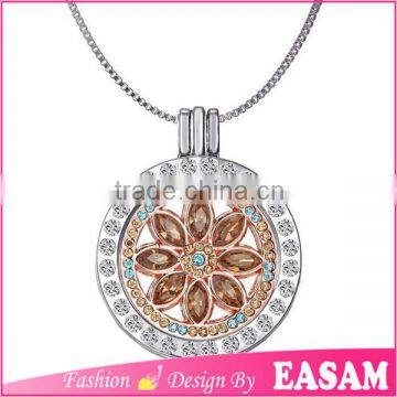 2016 New Design Alternative Crystal Locket Pendant Necklace photo-2