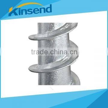 76mm galvanized ground screws piles for solar power system