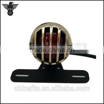 INVADER-EARED-VINTAGE-TAIL-LIGHT-2-FIL-BLACK-BRASS-HARLEY-TRIUMPH-BOBBER-CHOPPER