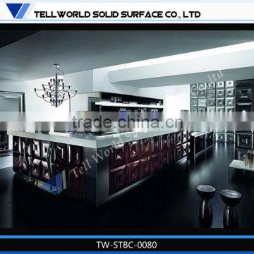 TW modern beauty luxury nightclub bar counter wine bar counter, acrylic solid surface