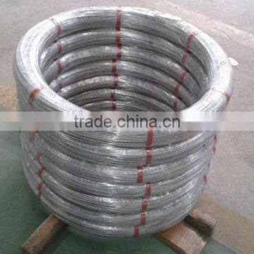 (manufacture) 2.2*2.7MM Oval de arame galvanizado for cattle fence