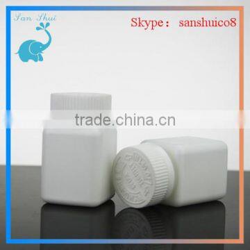 HDPE plastic bottle capsule bottle with closure and seals