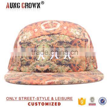 custom all over print 5 panel hats