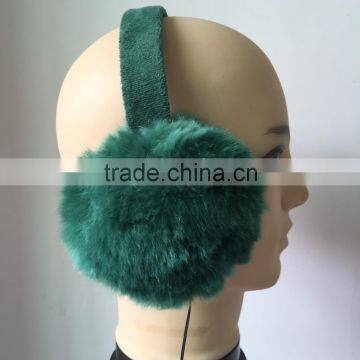 Soft Faux Fur Earmuffs with Earphones men and women protect cold warm fur earmuffs