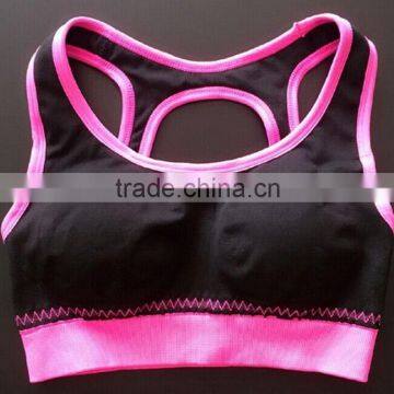 lady's breathable comfort sports bra running yoga