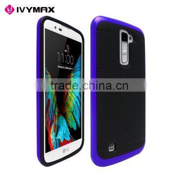 Wholesale hard back TPU case for LG K10 shockproof phone covers