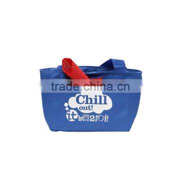 Promotional wholesale non woven insulated picnic cooler bag.