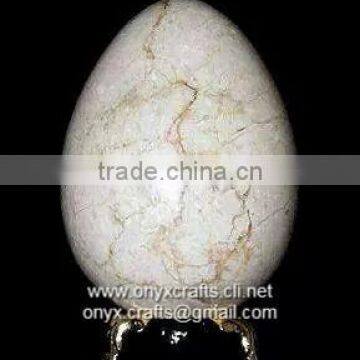 Champagne Marble Stone Egg