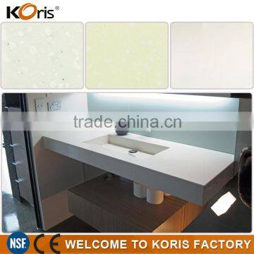 Newest arrival commercial solid Surface toilet countertop