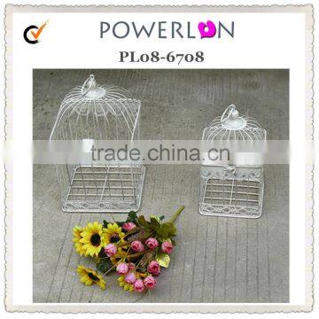 European cheap decorative white round bird cage