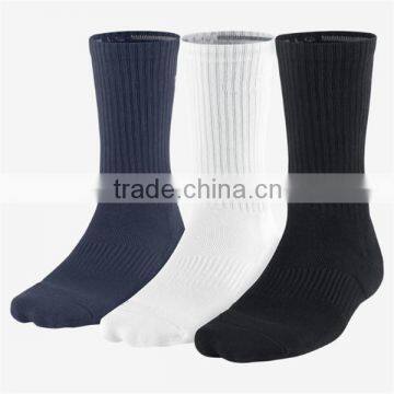 crew wholesale custom white organic thin men 100% cotton socks sport