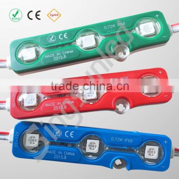 New type product 3led injection led module for sign