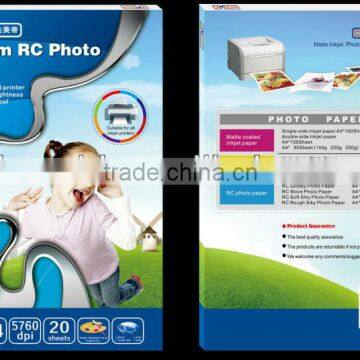 4R 260g RC inkjet lustre photo paper