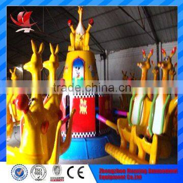 Direct manufacture with 10 years experience in most popular happy jumping kangaroo amusement park rides