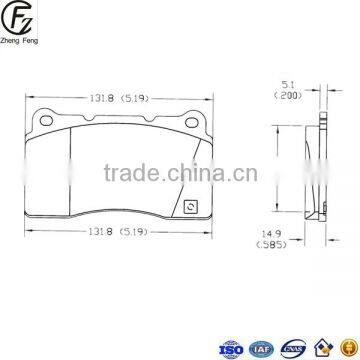 AUTO BRAKE PADS, HIGH QUANTY BRAKE PAD Safe Enviromental Auto Parts Non Asbestos Brake Pad photo-2