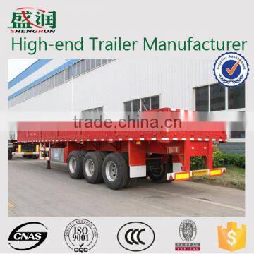 Shandong trailer factory manufacturers supply 3 axle twist lock container carrier side wall semi trailer