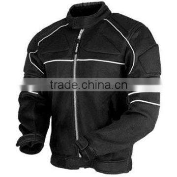 Motorcycle textile armor jacket