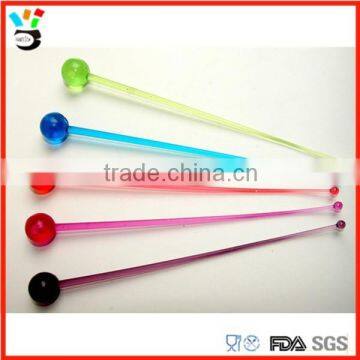 vintage hand blown glass swizzle sticks, Customized Glass Stir Sticks for drinks