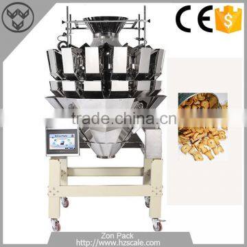 500-2000g 14 Heads Biscuit Multihead Weigher Ladyfinger Weighing Scale photo-2