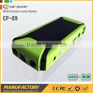 Customized 12000mah super mini car jump starter booster power bank