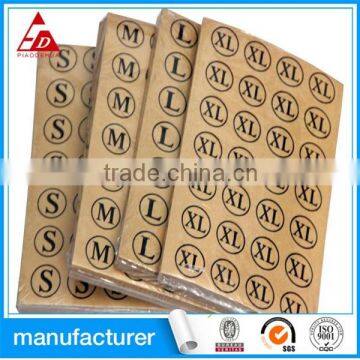 new products die cuting kraft sticker paper by manufacture