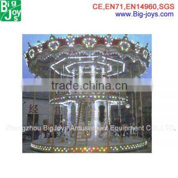 Deluxe Attractive Rides Double Deck Carousel for Sale photo-3