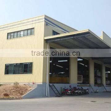 Full panelized long span window equipped industrial shed drawing